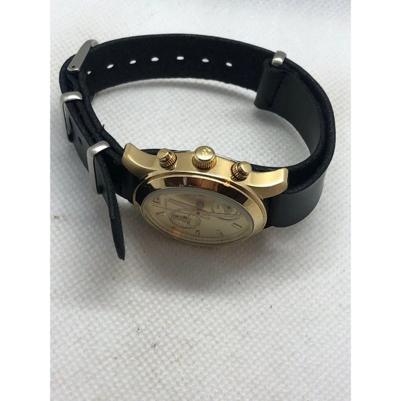 Michael Kors MK5384 Womens Black Leather Analog Ch main image 6
